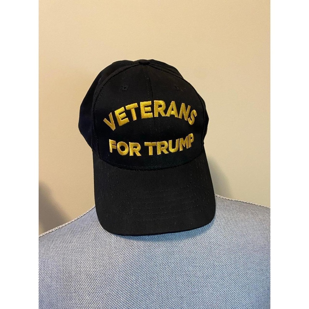 Veterans For Donald Thrump Hat Authentic OfficialCali Fame Cap MAGA Embroidered